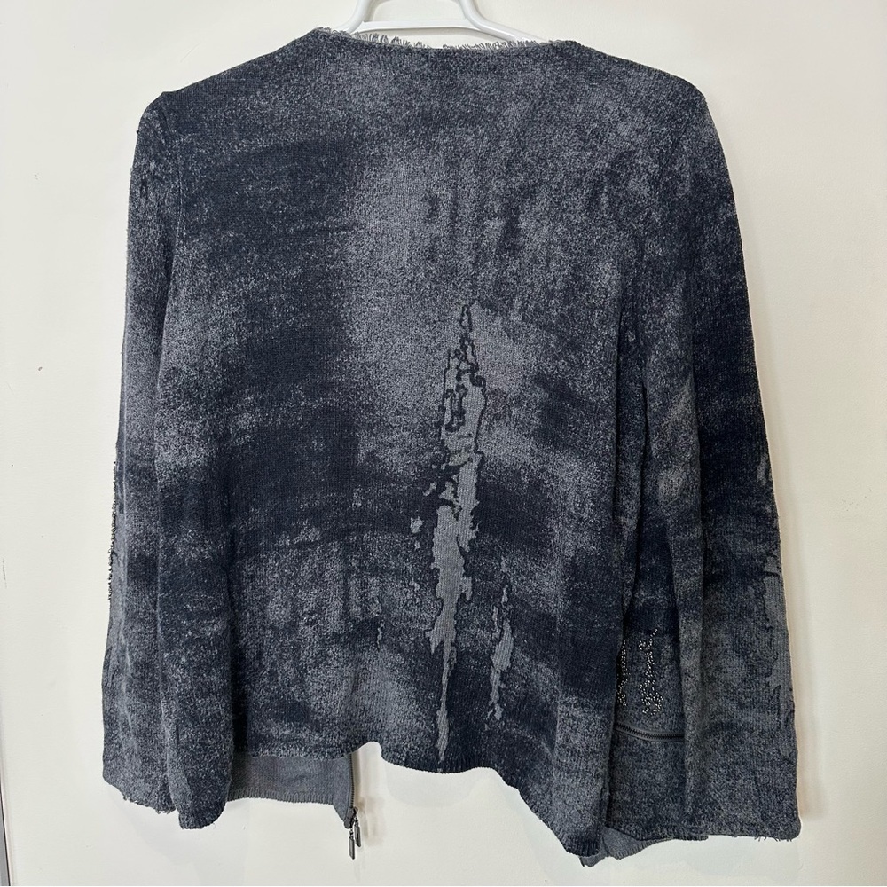Monari Italia zip up long sleeve sweater jacket - Picture 3 of 14